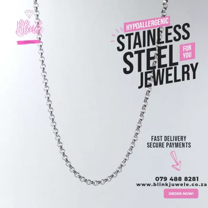 3mm Belcher Chain Stainless Steel Jewelry Pretoria