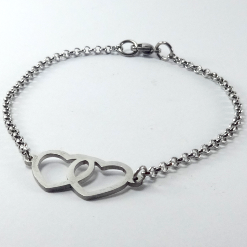 Linked Heart Bracelet