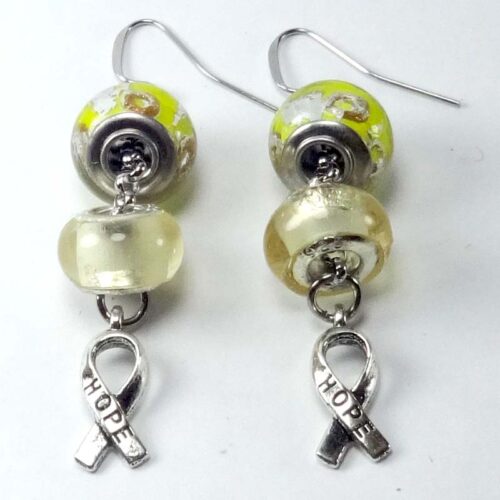 Cancer Awareness Earrings (Bone Cancer)
