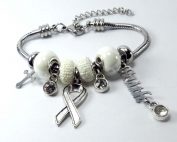 Lung Cancer Awareness Bracelet