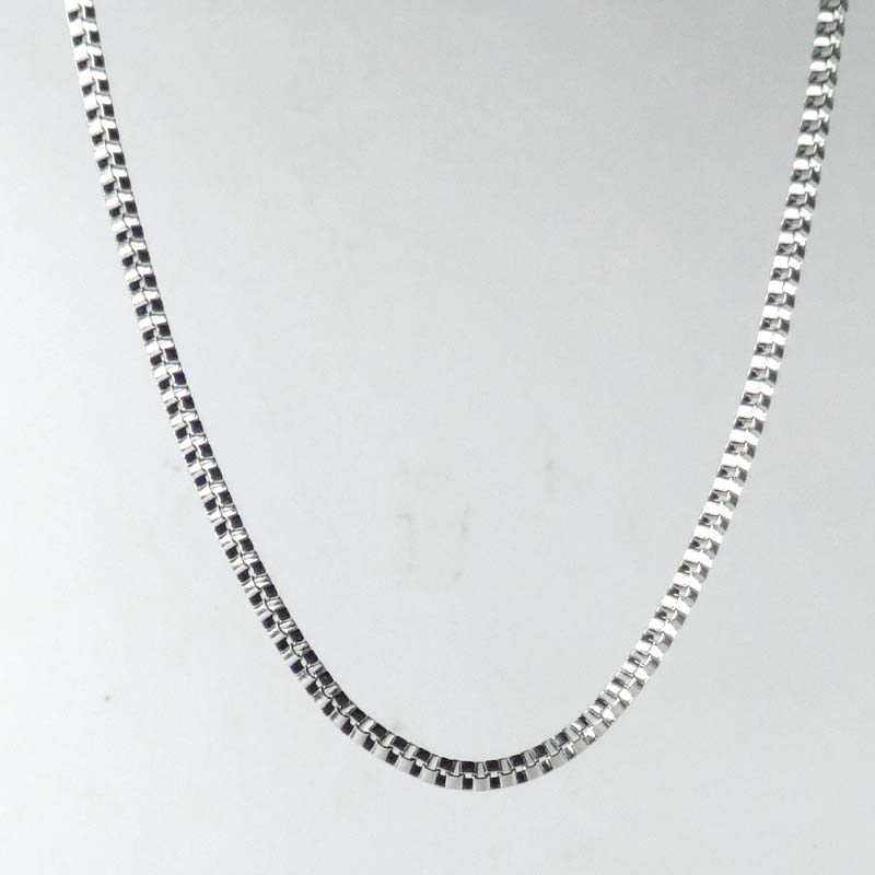 2mm Box Chain Stainless Steel Necklace