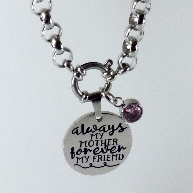 Always Mom Necklace and Pendant Combo 