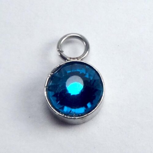Turquoise Crystal Charm