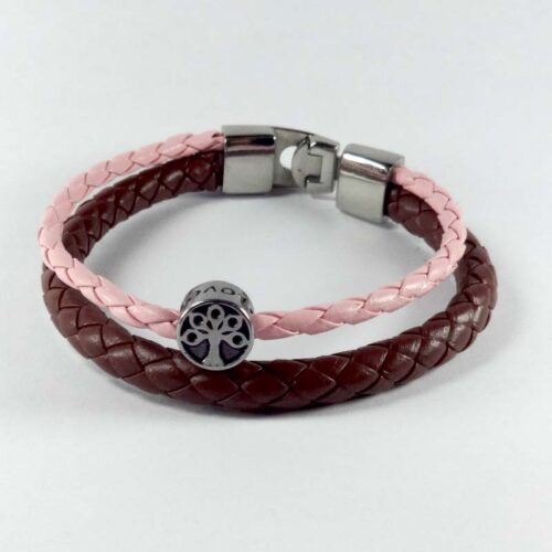 Leather and Stainless Steel Bracelet #31