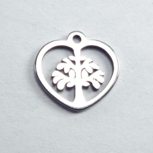 Heart Tree Charm