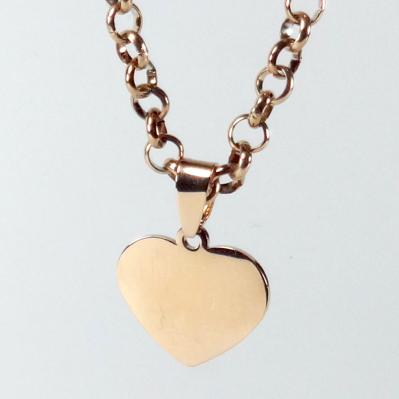Plain Heart Pendant Combo