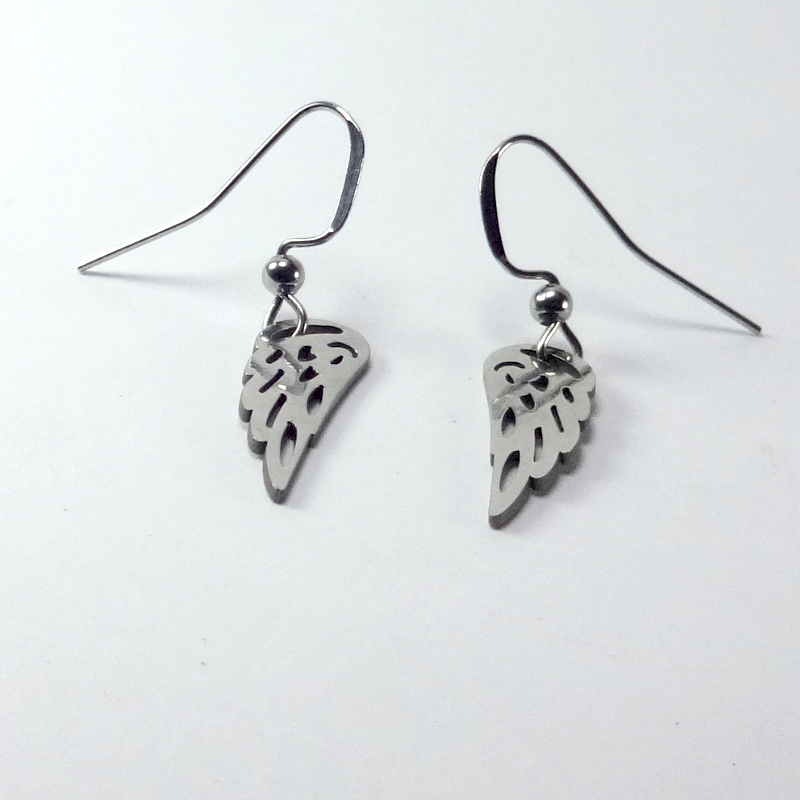 Angelwing Stainless Steel Earrings
