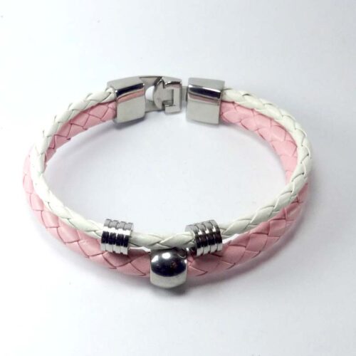 Leather and Stainless Steel Bracelet #20