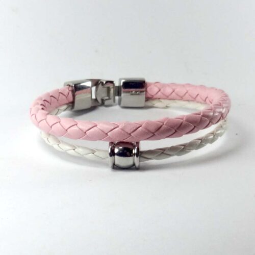 Leather and Stainless Steel Bracelet #6