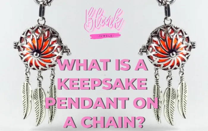What is a keepsake pendant on a chain?