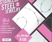 2mmBall and Chain Necklace and Bracelet Special