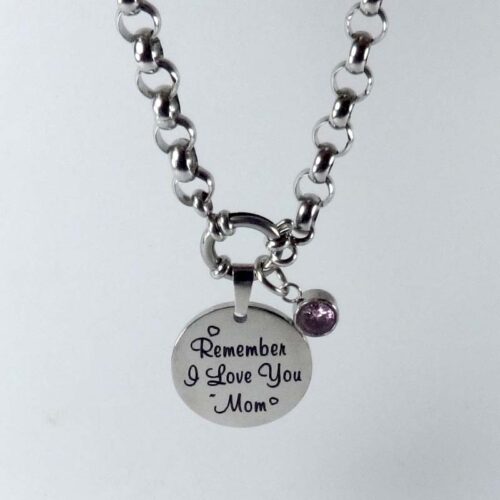 Remember Mom Pendant