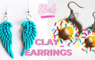Clay earrings