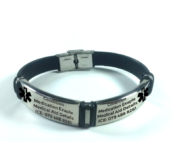 Custom Medical Alert Bracelet (Double plate)