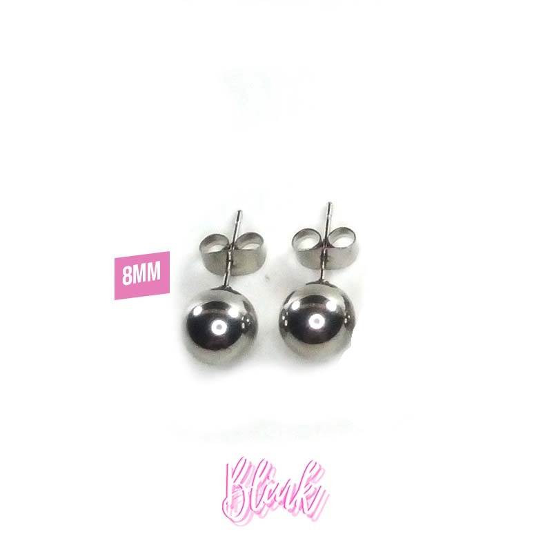 Large Ball Stud Earrings