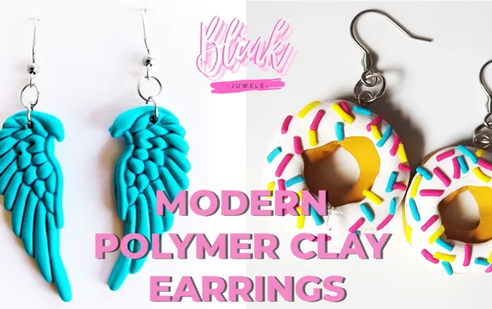 Modern Polymer Clay Earrings