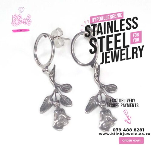 Rose Dangle Earrings