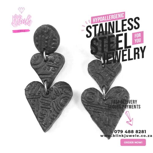 Tribal Polymer Clay Earrings #2