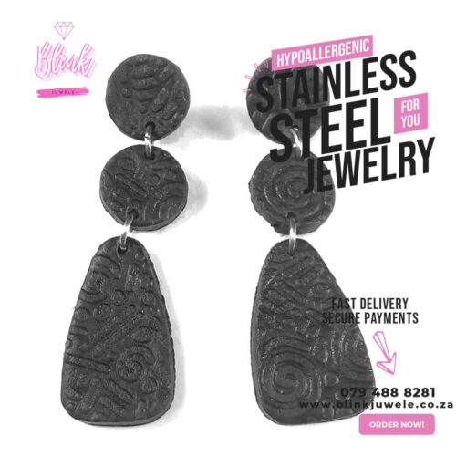 Tribal Polymer Clay Earrings #5