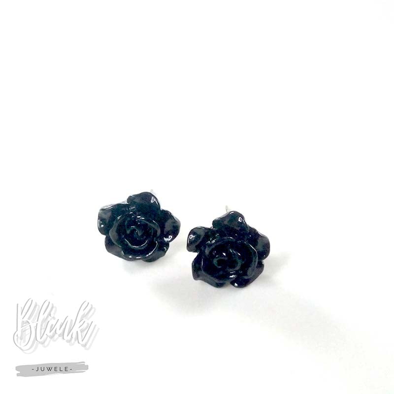 Black Rose Kids Earrings