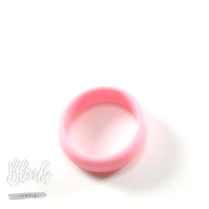 Peach Pink Silicone Ring