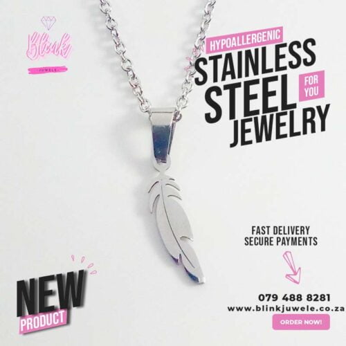Silver Feather Necklace