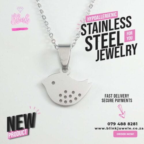 Speckled Bird Necklace