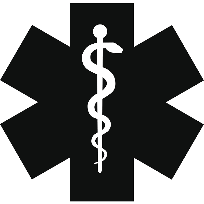 The medical symbol (The caduceus)