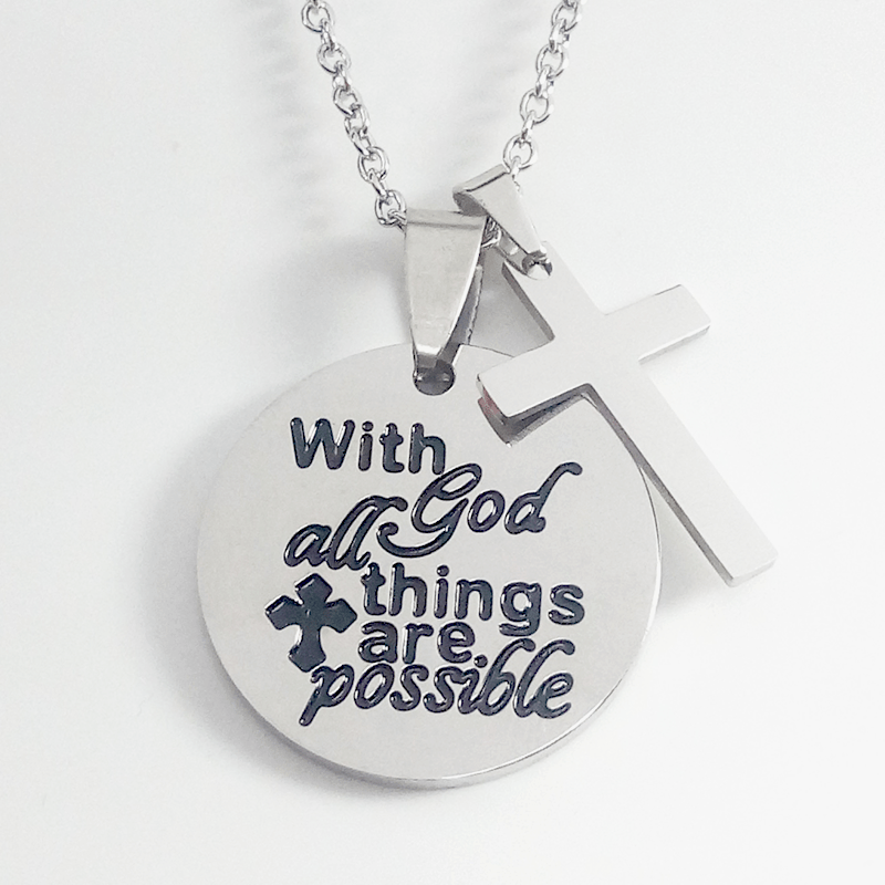 With God Pendant With God Pendant