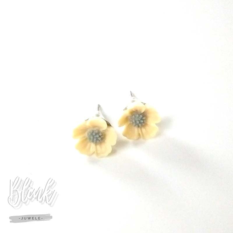 Yellow Flower Kids Earrings