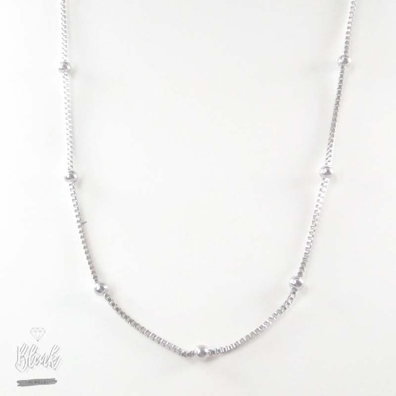2mm Ball Square Linked Chain