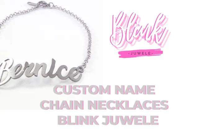 Custom Name Chain Necklaces | Blink Juwele