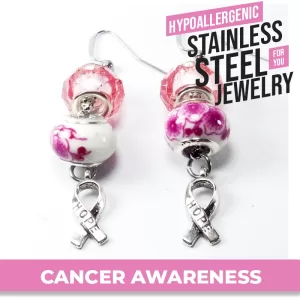Cancer Awareness Earrings