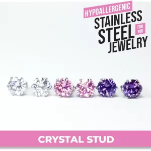 Crystal Stud Earrings