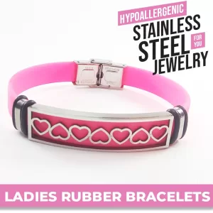 Ladies Rubber Bracelets