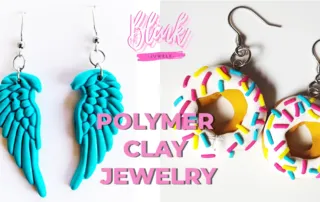 Polymer clay jewelry