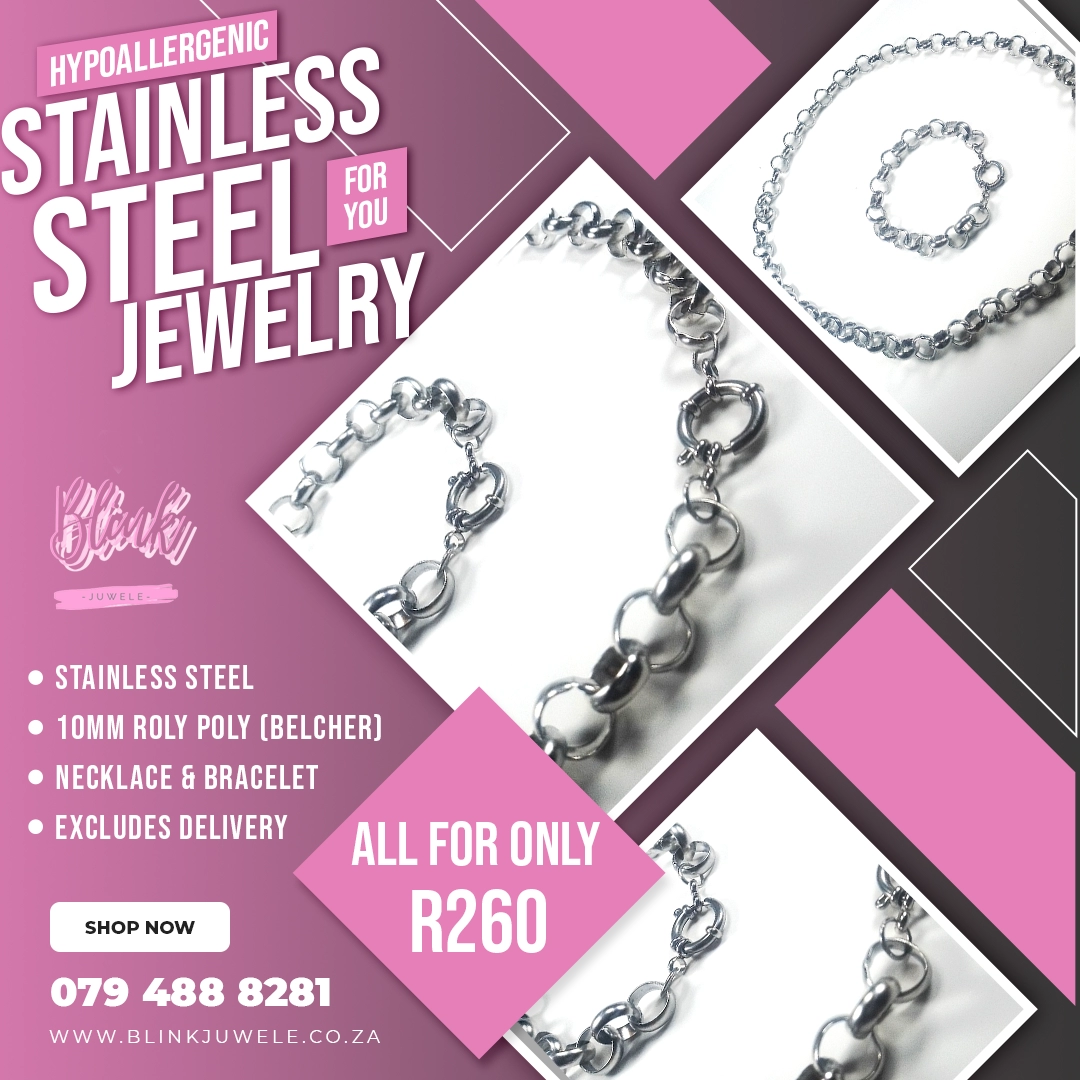 10mm Roly Poly Set Special Stainless Steel Jewelry Pretoria 10mm Roly Poly Set Special