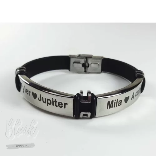 Custom Double Leather Bracelet