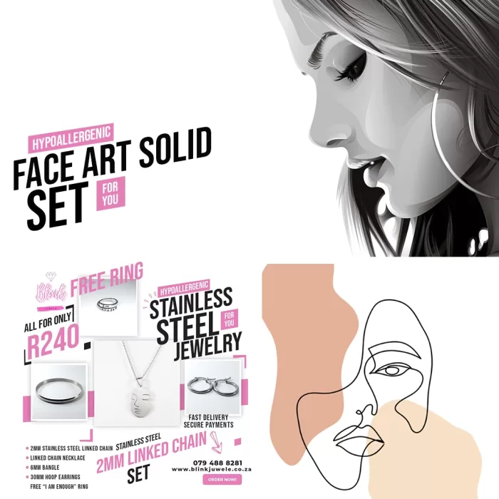 Face Art Solid Set