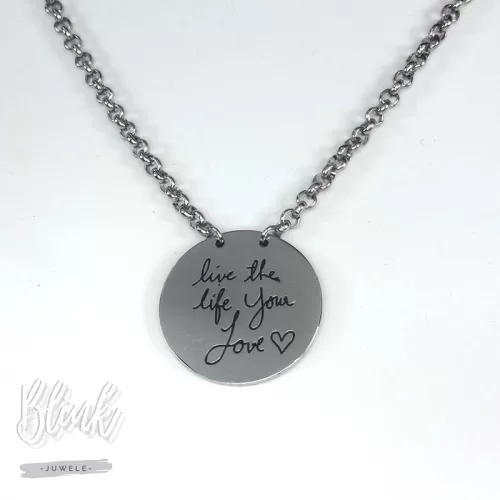 Live the life you love Necklace