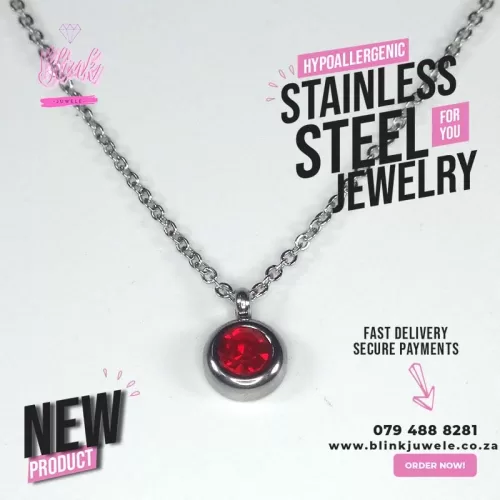 Red Crystal Necklace