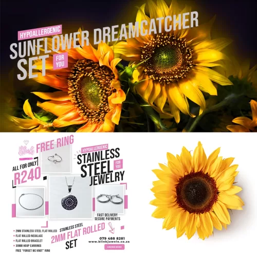 Sunflower Dreamcatcher Set