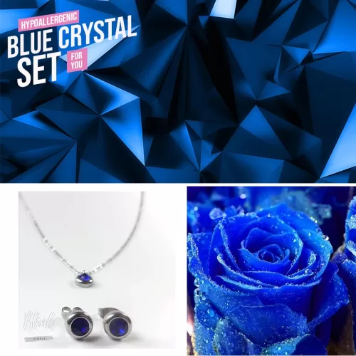 Blue Crystal Set