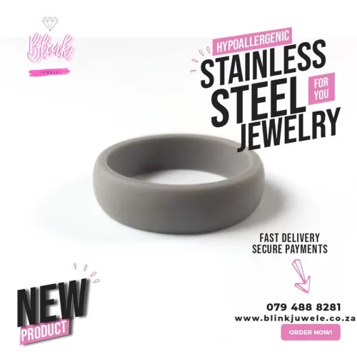 Grey Silicone Ring