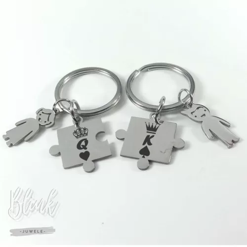 King and Queen Keychain #1 Set