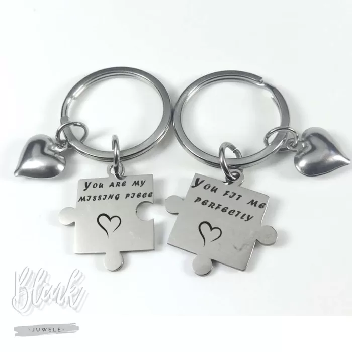 You're my missing piece Keychain #2 Set