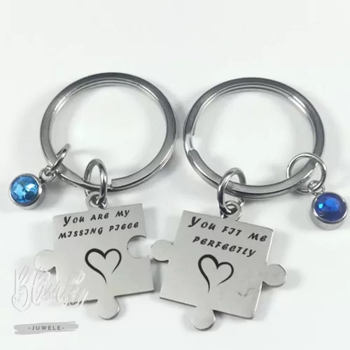 You're my missing piece Keychain #4 Set