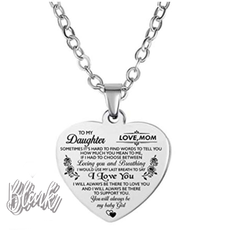 Engraved Heart Necklace