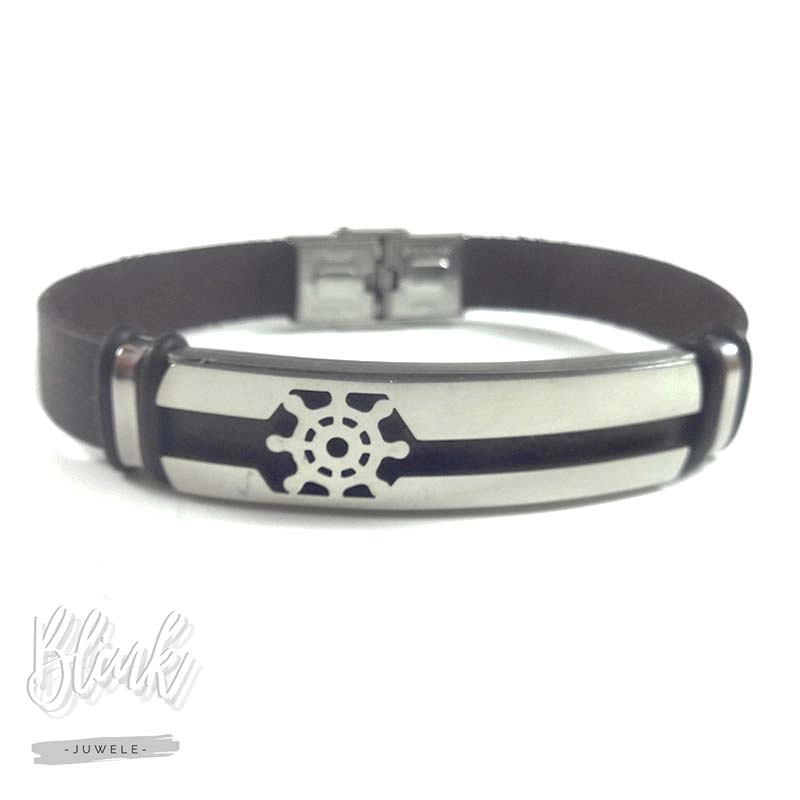Nautical Leather Bracelet