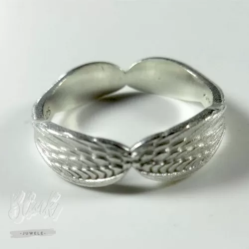 Sterling Silver Wings Ring